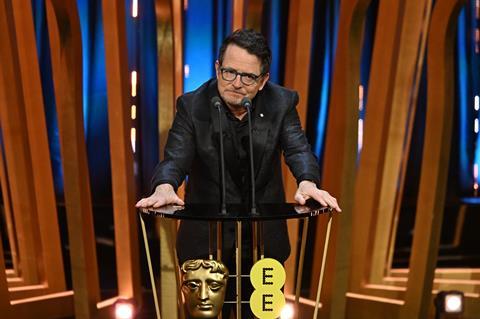 Michael J Fox at Bafta