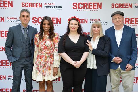 Mattia Chiappa, composer; CeCe Sammy- Lightfoot, TV vocal coach; Rosanna Hamlin, writer; Trisha Ward, director; John Ward, producer, all Milky Way Media Films